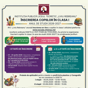 Înscrierea copiilor în clasa I